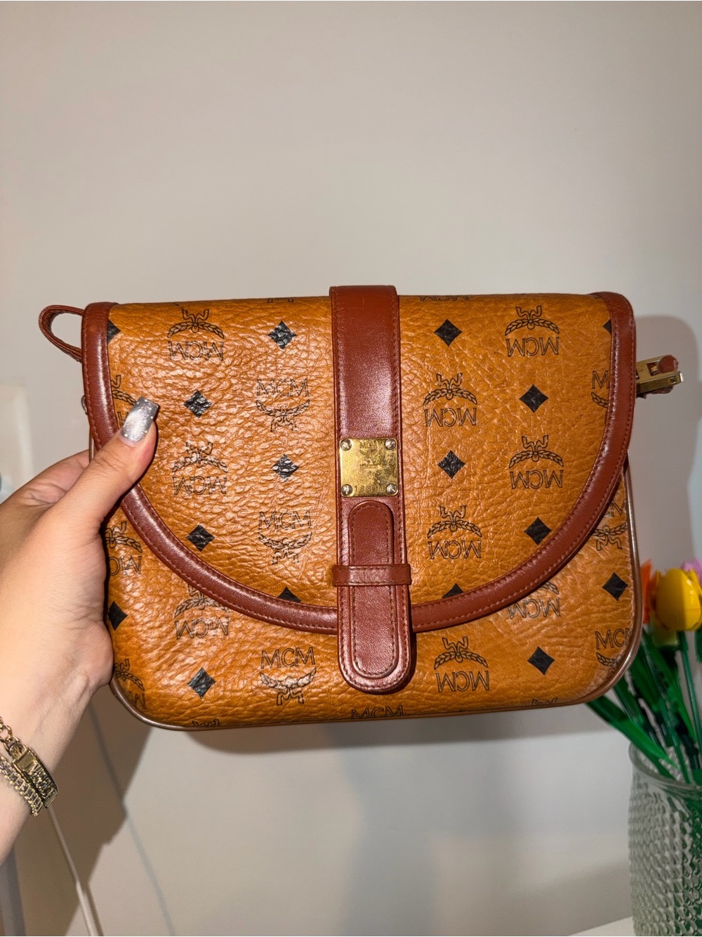 MCM Brown crossbody bag